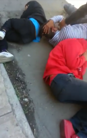 Tres hampones iban por el recalentado y se salvan de linchamiento
