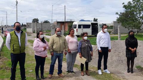 MACY entrega obra de banquetas y guarniciones de la 12 Norte