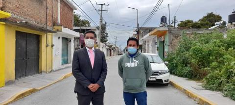 Quedó lista la obra de la calle Emiliano Carranza de Xaltipa - Papalotla