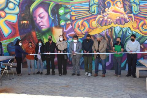 Inauguran en Tepetitla de Lardizábal mural artístico denominado Los Colores Del Pueblo imagen 4