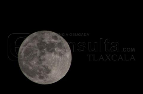 Se aprecia la Luna de cosecha en Tlaxcala imagen 2