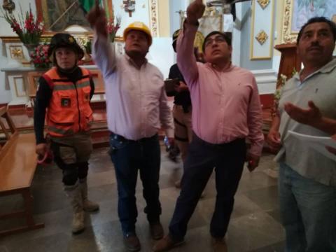 Envía Alcalde de Totolac reporte de daños a autoridades Estatales y Federales imagen 1