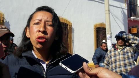 Síndica de Ixtenco, no quiere denunciar a su grupo de alborotadores