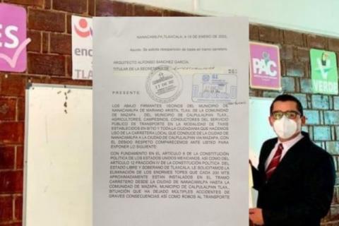 Alcalde huevón de Nanacamilpa se adjudica gestiones de los ciudadanos