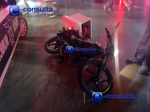 Embisten a pizzero en Apizaco