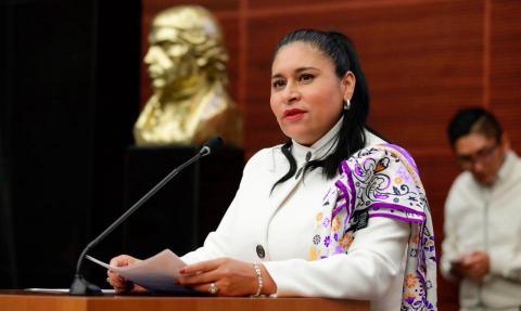 Ana Lilia Rivera descarta amenazas y asegura que seguirá en la contienda