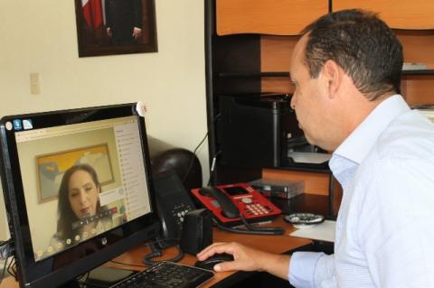 Participa Sedeco en videoconferencia con el IMSS