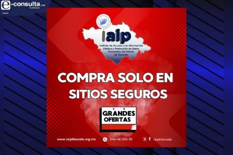 Cuidar tus datos personales también es aprovechar el Buen Fin de forma segura: IAIP