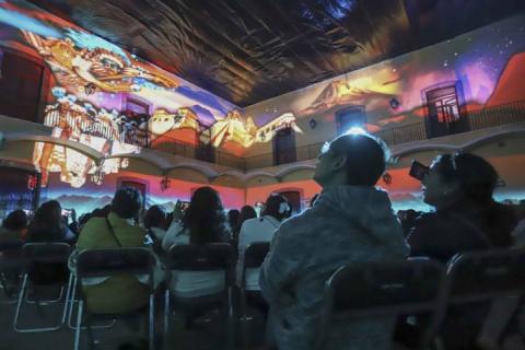 Con mil 400 asistentes, “Proyección “Noches Mágicas De Tlaxcala” imagen 5