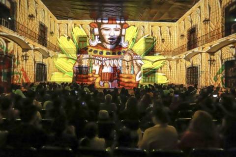 Con mil 400 asistentes, “Proyección “Noches Mágicas De Tlaxcala” imagen 3