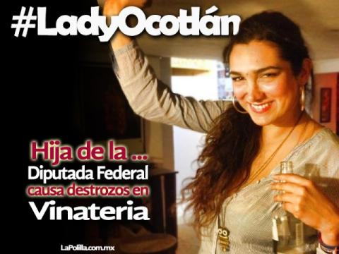 Hija de Diputada Federal panista escandaliza y queda semidesnuda