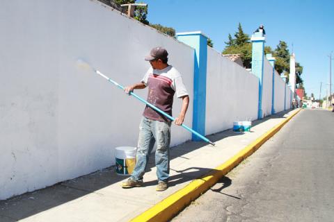 Concluye Ayuntamiento de Apizaco trabajos de rehabilitación en el panteón municipal imagen 2