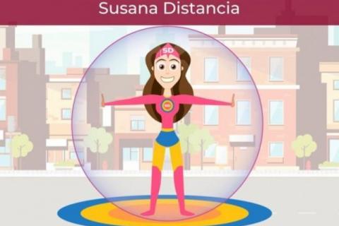 Secretaria de Salud da vida a personaje femenino que busca evitar contagios por el COVID-19