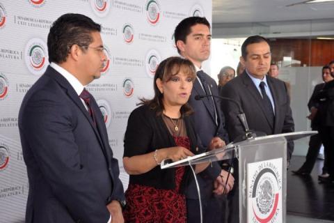 La senadora Lorena Cuéllar propone comparecencia de la titular de Sedesol en el Senado, como resultado de las observaciones en la Cuenta Pública 2013 de la Auditoría Superior de la Federación en el rubro de programas sociales. La senadora Lorena Cuéllar propone comparecencia de la titular de Sedesol en el Senado, como resultado de las observaciones en la Cuenta Pública 2013 de la Auditoría Superior de la Federación en el rubro de programas sociales.