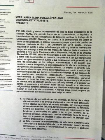 Sindicato del ISSSTE pide a la cocinera que se largue imagen 2