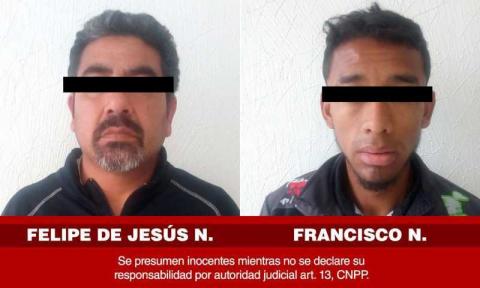 Capturan a dos hombres que se dedicaban al robo de vehículos en Xaloztoc