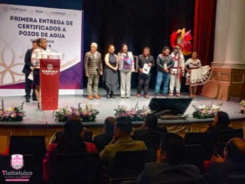 Logra alcaldesa Rocío Meléndez, obtener por primera vez la certificación de pozos de agua potable por COEPRIST en Tlaltelulco