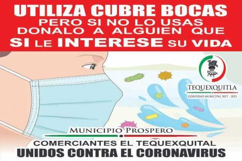 Colabora Ayuntamiento de Tequexquitla para frenar Pandemia de Covid-19 imagen 1