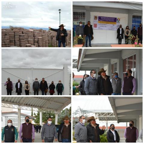 Entrega MACY obra de mantenimiento a alumnos del COBAT 20 de Ixtenco