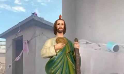 Ni a Dios perdonan. Hampones se roban una imagen de San Judas en Tizatlán - Tlaxcala