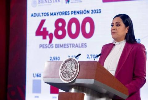Pensión de personas adultas mayores aumenta a cuatro mil 800 pesos bimestrales: Ariadna Montiel imagen 1