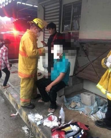 Suegro le da un m4chetazo a su yerno, por discusión familia en #Tamaulipas