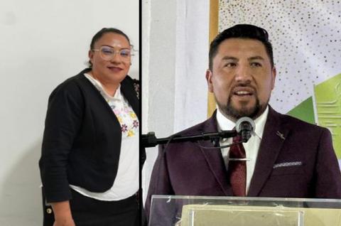 Alcalde de Españita es un cero a la izquierda; la que da las órdenes es su secretaria