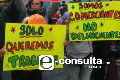 Coheteros de Sanctorum toman casetas para demandar falta de trabajo por el Covid