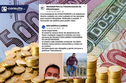 Alertan de estafador que se hace pasar por operador del diputado Armando Contreras