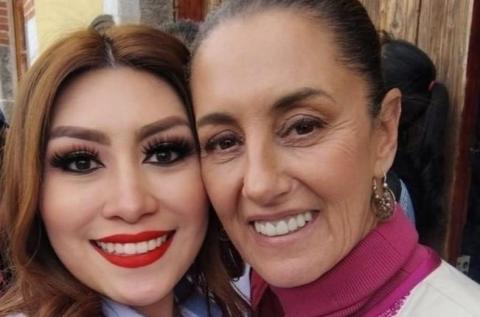 Karen Massiel reitera su respaldo a Claudia Sheinbaum rumbo a la Presidencia de México