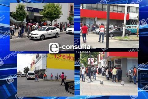 En días de mayor contagio de Covid-19 siguen aglomeraciones en bancos de Apizaco imagen 1