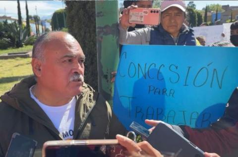 Transportistas se manifiestan para que autoridades legalicen mototaxis