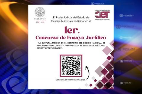 Lanza Poder Judicial convocatoria para elaboración de ensayo jurídico