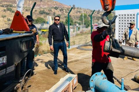 Huactzinco da un paso mas hacía el fortalecimiento de su infraestructura de Agua Potable