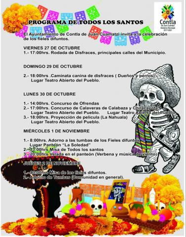 Fomenta Miguel Muñoz Reyes actividades culturales en Contla imagen 2