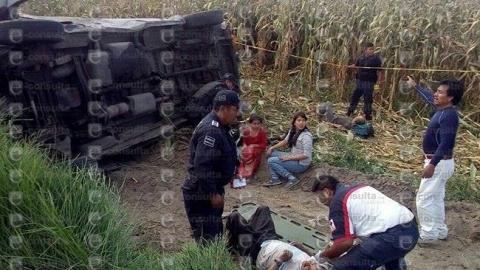 Volcadura deja una muerta y 15 lesionados en Huamantla imagen 4