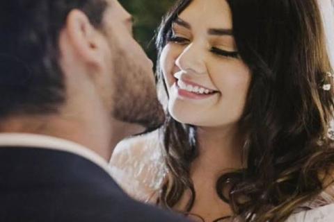 ¡Boda en secreto! Yuridia luce espectacular vestido de novia
