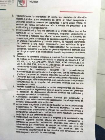 Sindicato del ISSSTE pide a la cocinera que se largue imagen 3
