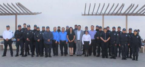 Entrega Presidente Municipal de Tepetitla uniformes a elementos de seguridad imagen 3
