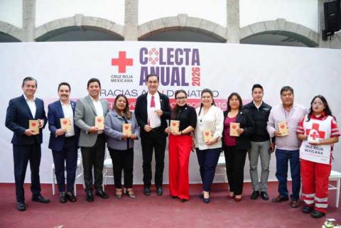 Arranca colecta de la Cruz Roja en el Congreso de Tlaxcala