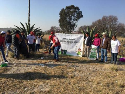 Tequexquitla se sumó a la Jornada Nacional Limpiemos Nuestro México imagen 1