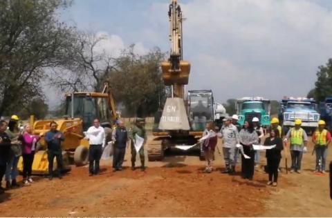 Inicia construcción de cuartel de la GN en Tlaxco; gobernadora ofrece combatir la delincuencia