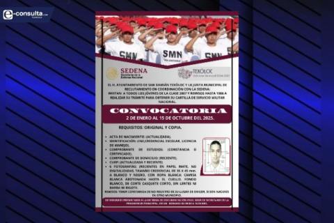 Abierta la convocatoria para tramitar la cartilla en Texóloc