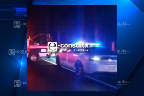 Muere persona atropellada por varios autos sobre la carretera Huamantla-Apizaco