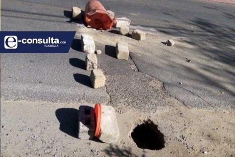 Bladimir Zainos ignora a los ciudadanos, no quiere reparar la Avenida Hidalgo