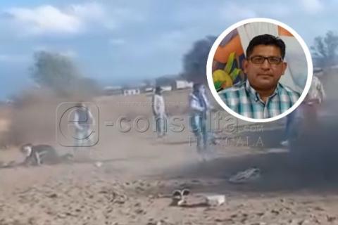 Enfrentamientos en Nopalucan por la instalación de una gasera que podría ser del presidente ch4fa