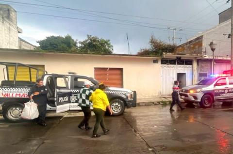 Colaboración entre policía de Chiautempan y Teolocholco permite regreso seguro de masculino a su hogar