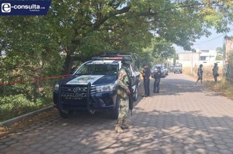 Policía de Papalotla atiende reporte sobre hallazgo de presuntos restos humanos en barranca local