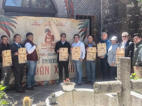 Autoridades de Totolac presentan la XXXIII edición de la Copa #Maxixcatzin