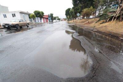 Denuncian peligroso hundimiento en Loma Xicohténcatl imagen 4